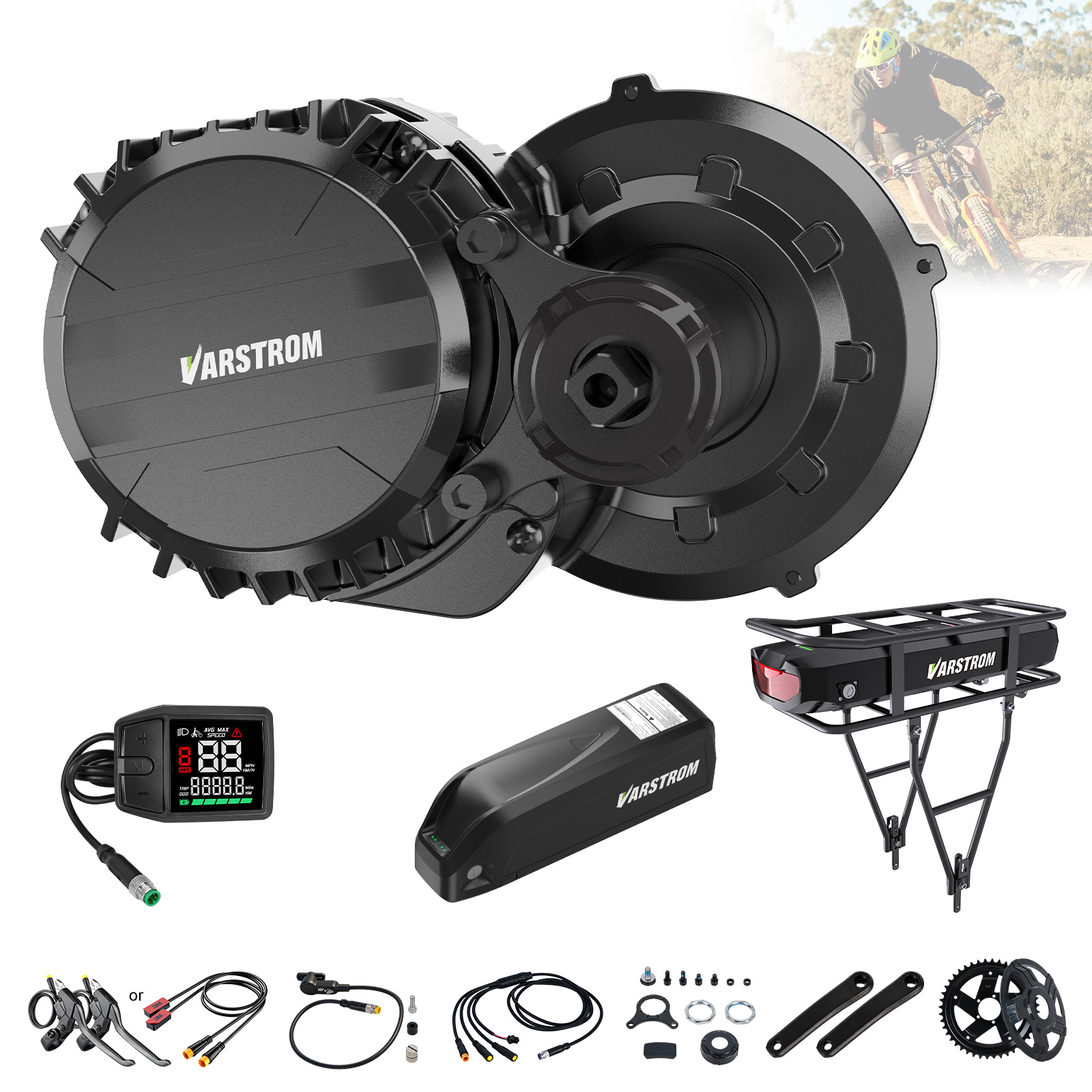 Torque Sensor Mid Drive Motor Kit - Kit de motor central Varstrom 750W