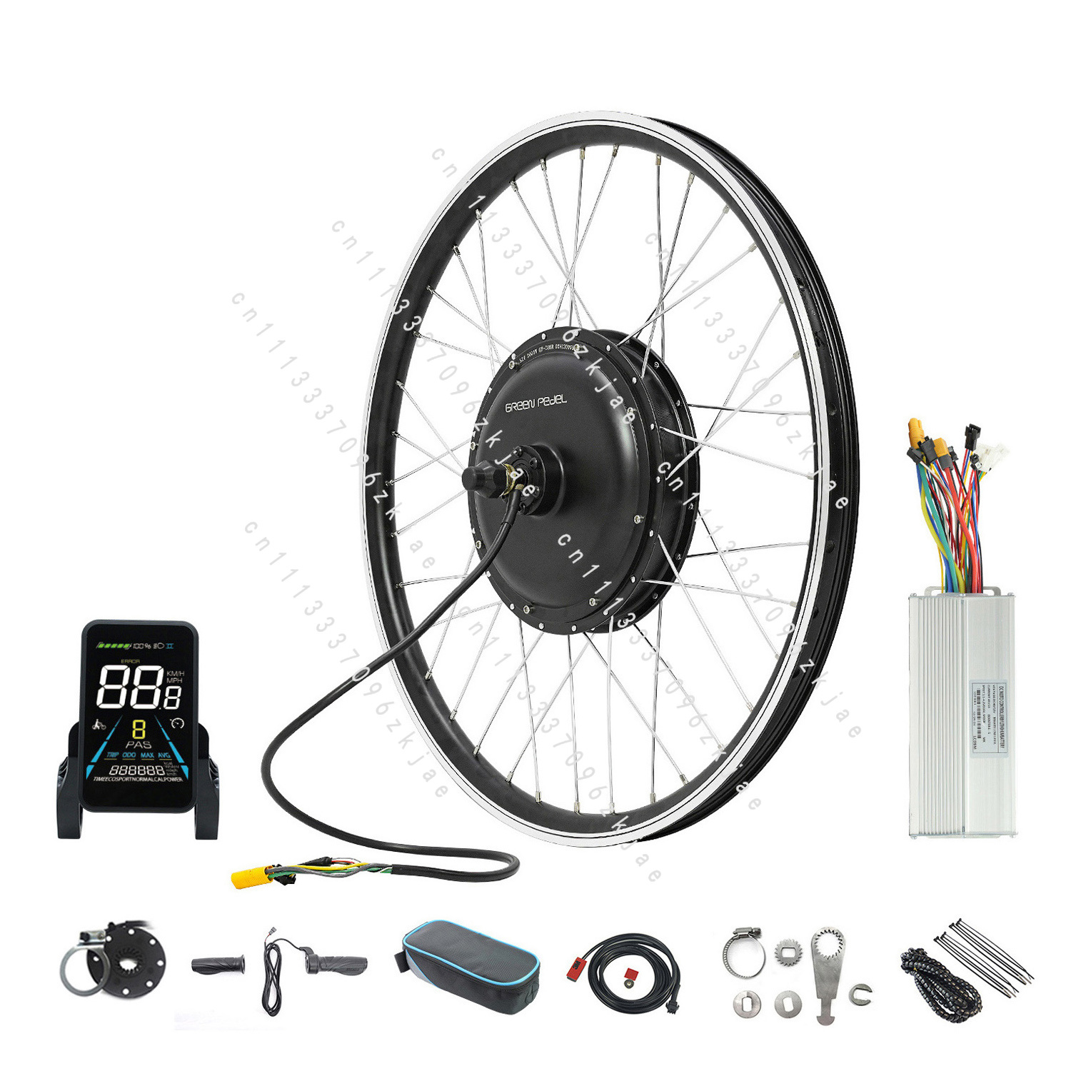 Kit de Conversión con Motor si - Gearless Hub Motor Conversion Kit 2000W With Display reseña y precio