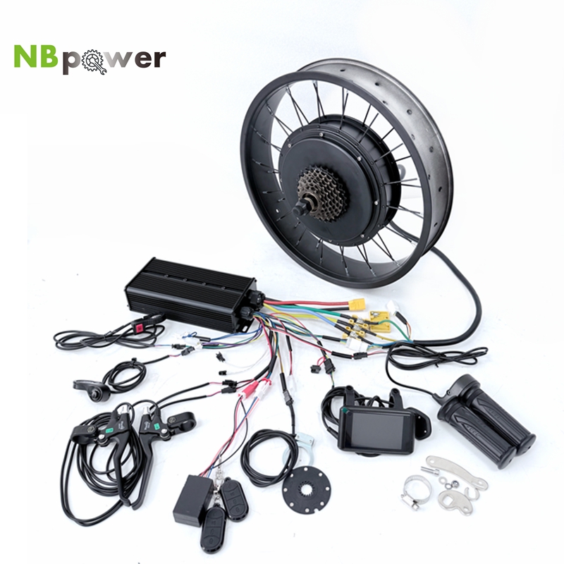 Kit de conversión de bicicleta - 5000W Hub Motor Kit 72V reseña y precio