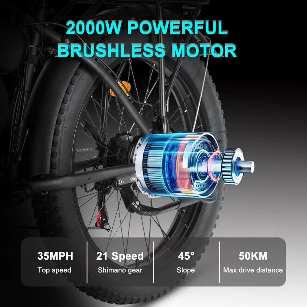 % una bicicleta eléctrica para - Dual Motor Ebike Kit 2000W reseña y precio