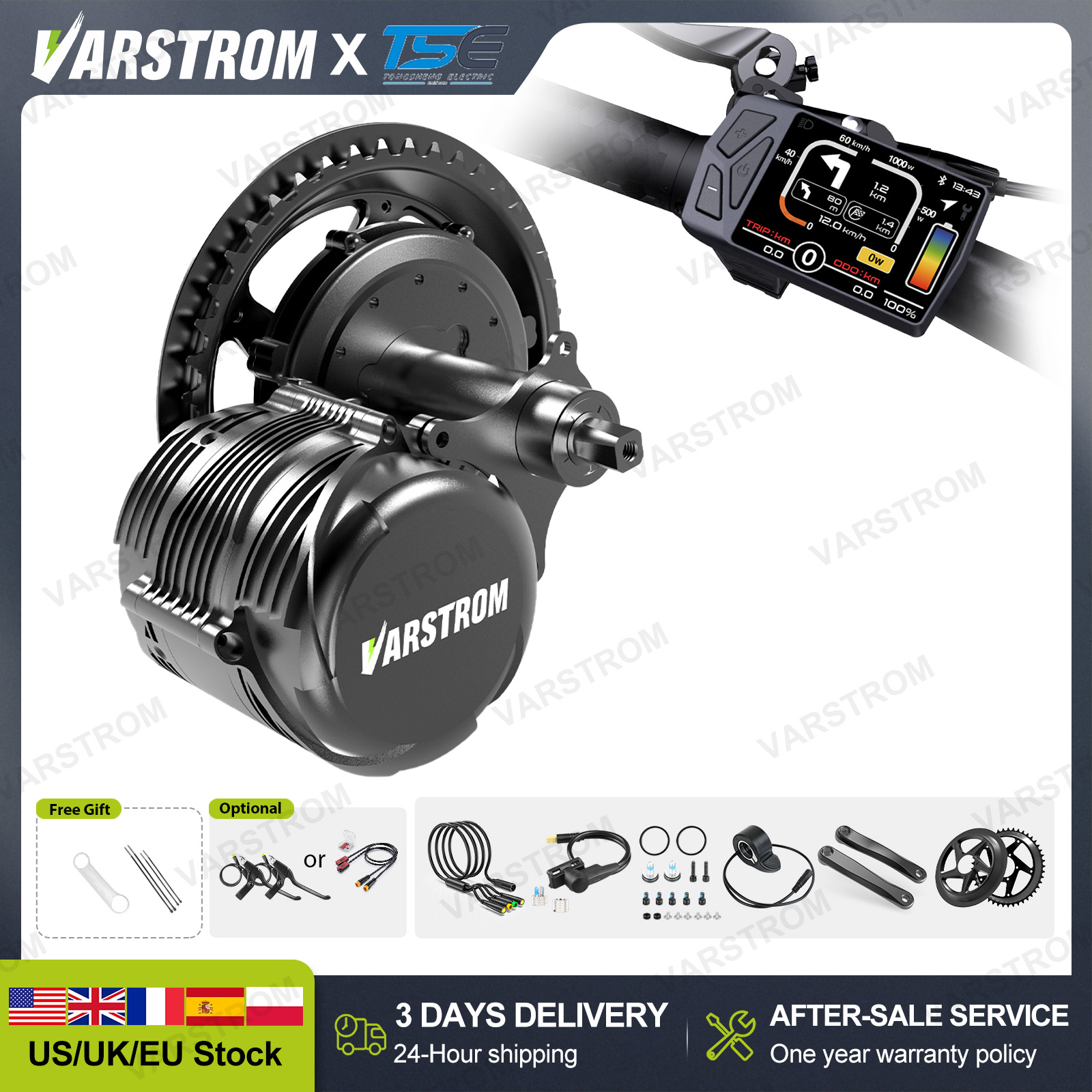 [Entrega rápida en 3 días en E - Torque Sensor Mid Drive Motor Kit reseña y precio
